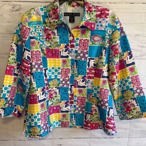 Silkland Funky Silk Blazer Size 12
